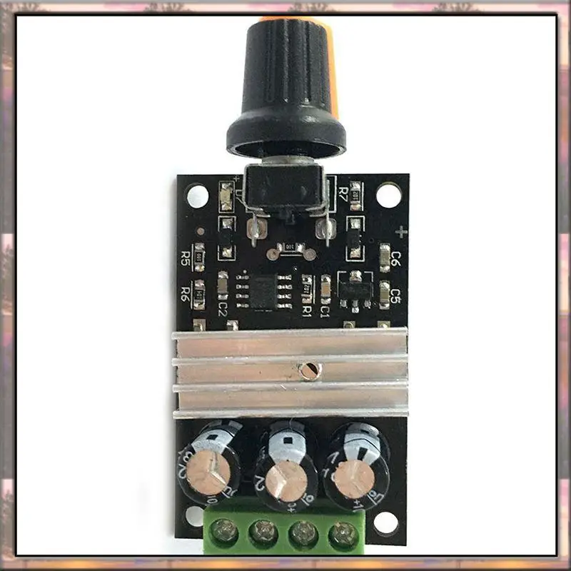 BAAZ HOT DC 6V 12V 24V 28VDC 3A 80W PWM Regulator prędkości silnika Regulowana regulacja zmiennej prędkości z potencjometrem Sw