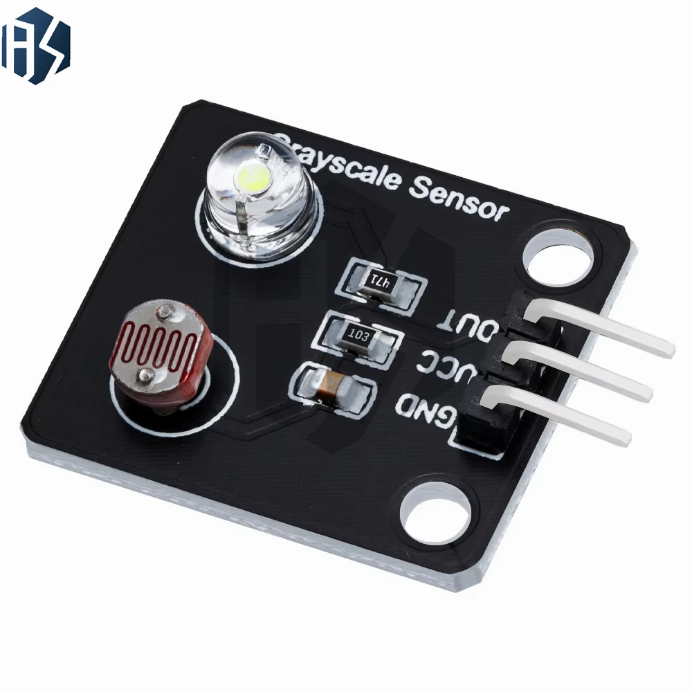 Picture 3: Photosensitive resistor Light Sensor Analog Grayscale Sensor Electronic Board Line finder tracking module For Arduino DIY Kit