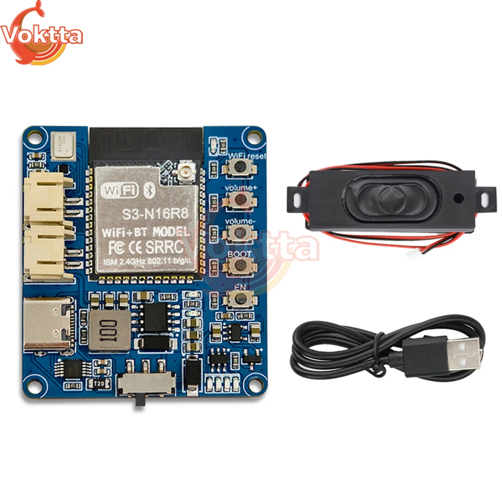 ESP32-S3 Voice Chat Speaker Module AI Artificial Intelligence Development Board Supports Deepseek Big Model Type-C Interface