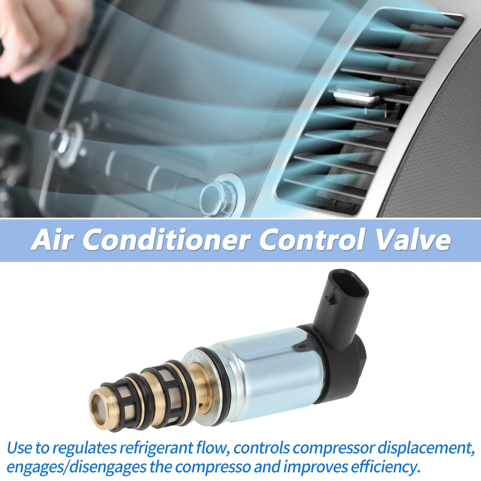 

Электромагнитный клапан управления компрессором переменного тока UXCELL No 10557C для Chevrolet для GMC для Honda