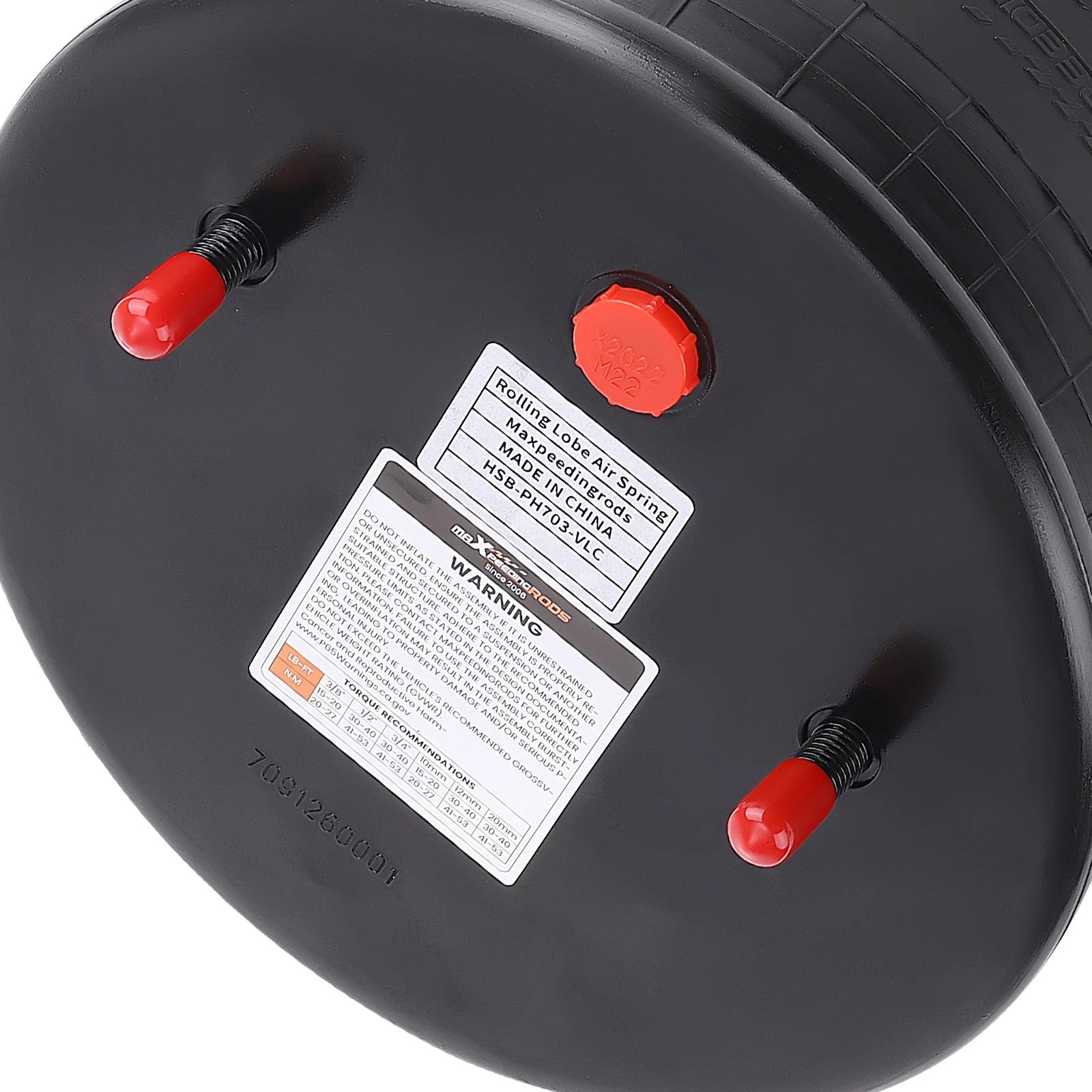 Worek mieszkowy ze sprężyną pneumatyczną do Firestone W01-M58-8613 do Goodyear 1R11-703 Worek sprężynowy z zawieszeniem pneumatycznym