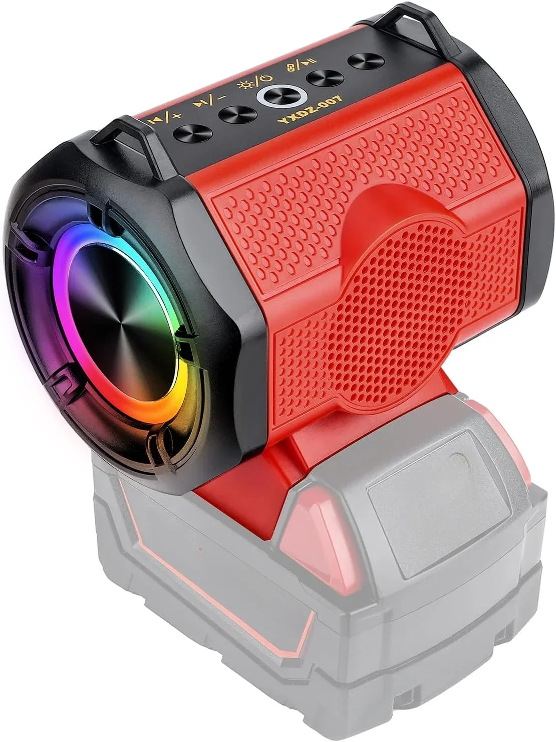 Alto-falante Bluetooth Portátil com Usb Alto-falante sem Fio Amplificador para Milwaukee Festa e ao ar Livre Bateria Li-ion 18v
