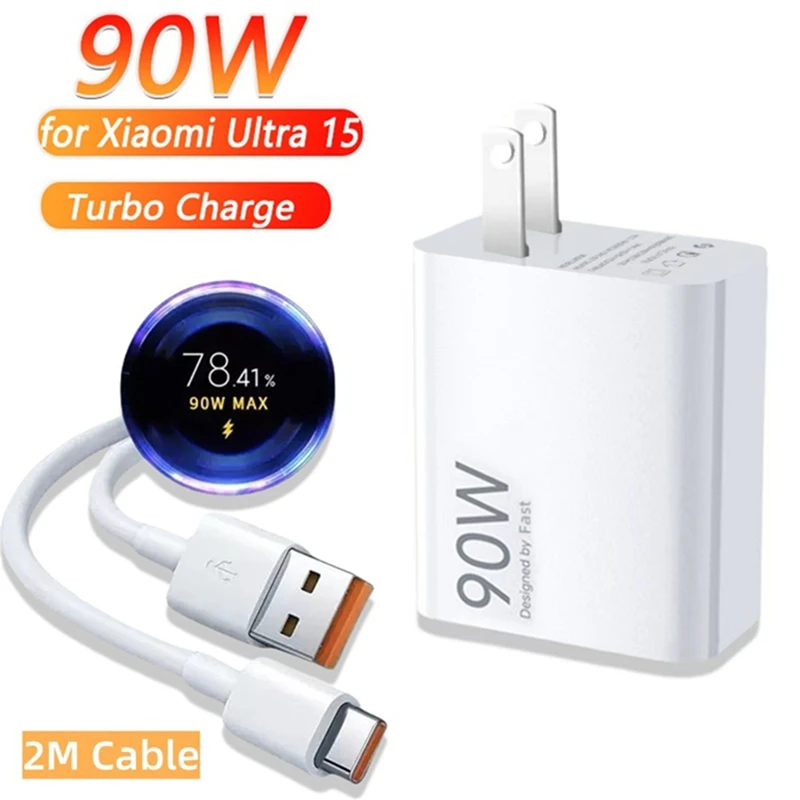 Neue 90W USB Typ C Ladegerät Schnelle Lade Datenkabel USB Telefon Ladegerät Adapter Eu Stecker Adapter Für Xiaomi