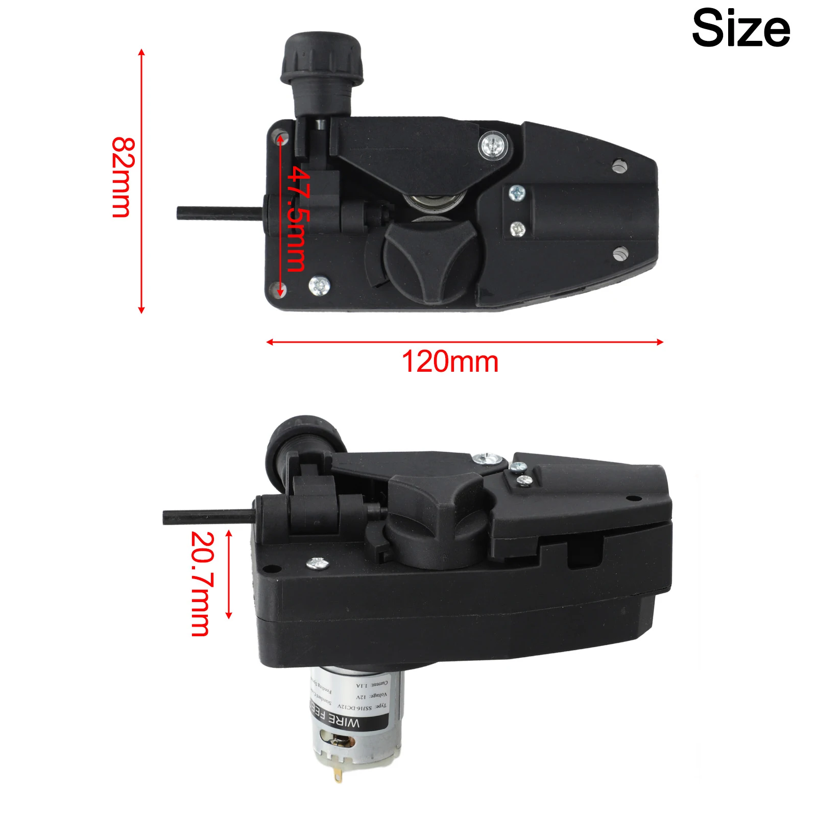DC 12V/24V Wire Feed Assembly Motor Electric MIG Welder Feeder For 0.6-1.0mm Welding Equipment & Supplies Parts