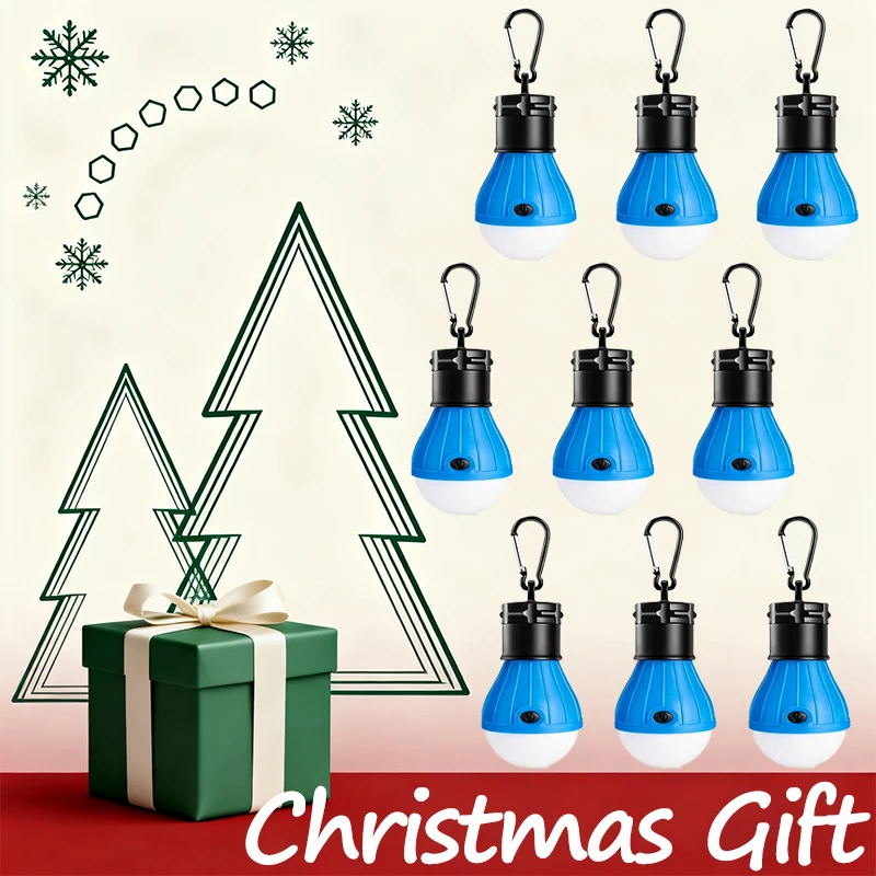 فانوس LED محمول للأطفال، مصباح تخييم لخيمة الأطفال مع خطاف، إضاءة ليلية لغرفة النوم، لمبة تحذير السلامة على الظهر، هدايا عيد الميلاد #1