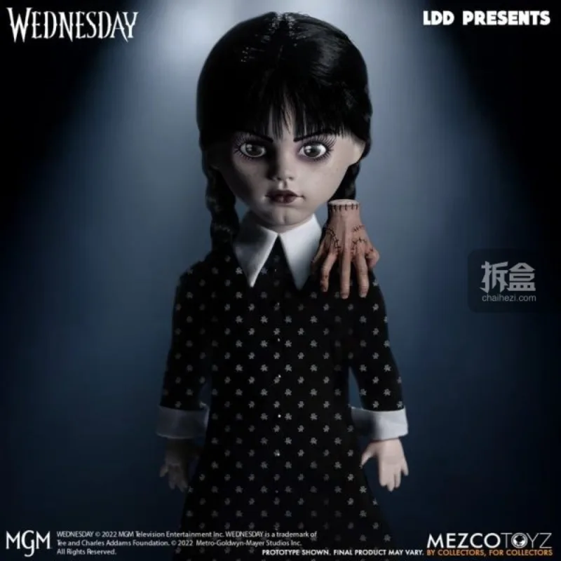 Nowy Towar MEZCO Oryginalna Seria Dead Doll Annabelle 25 cm Ruchoma Lalka Zabawka Model Horror Lalka Prezent Kolekcjonerski Dekoracja