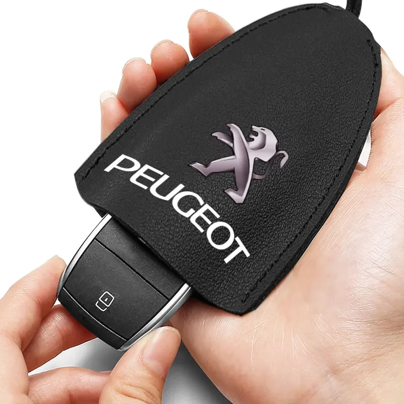 Fashion New Car Styling Protection Shell Bag Case Cover Car Key chain For Peugeot 206 207 3008 2008 308 407 408 508 301 208 RCZ