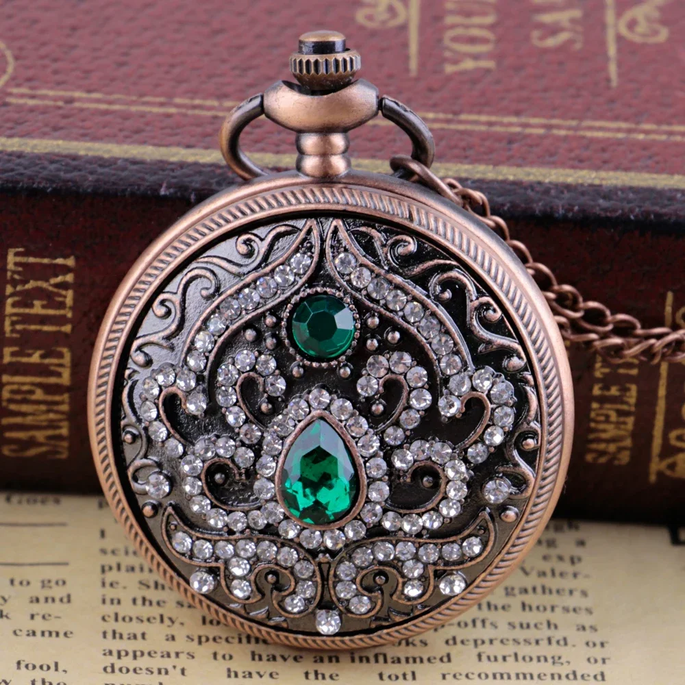 Women Arab Numerals Clock Quartz Pocket Watch High Quality Retro Pocket Watch Necklace Pendant Women Gift reloj de bolsillo