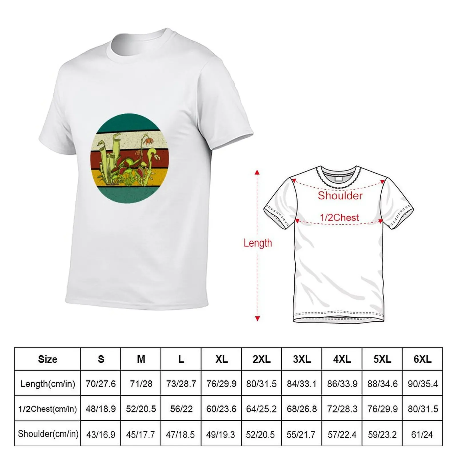 Carnivorous Plant Carnivorous Venus Fly Trap T-Shirt cotton graphic tees plus size tops mens tall t shirts