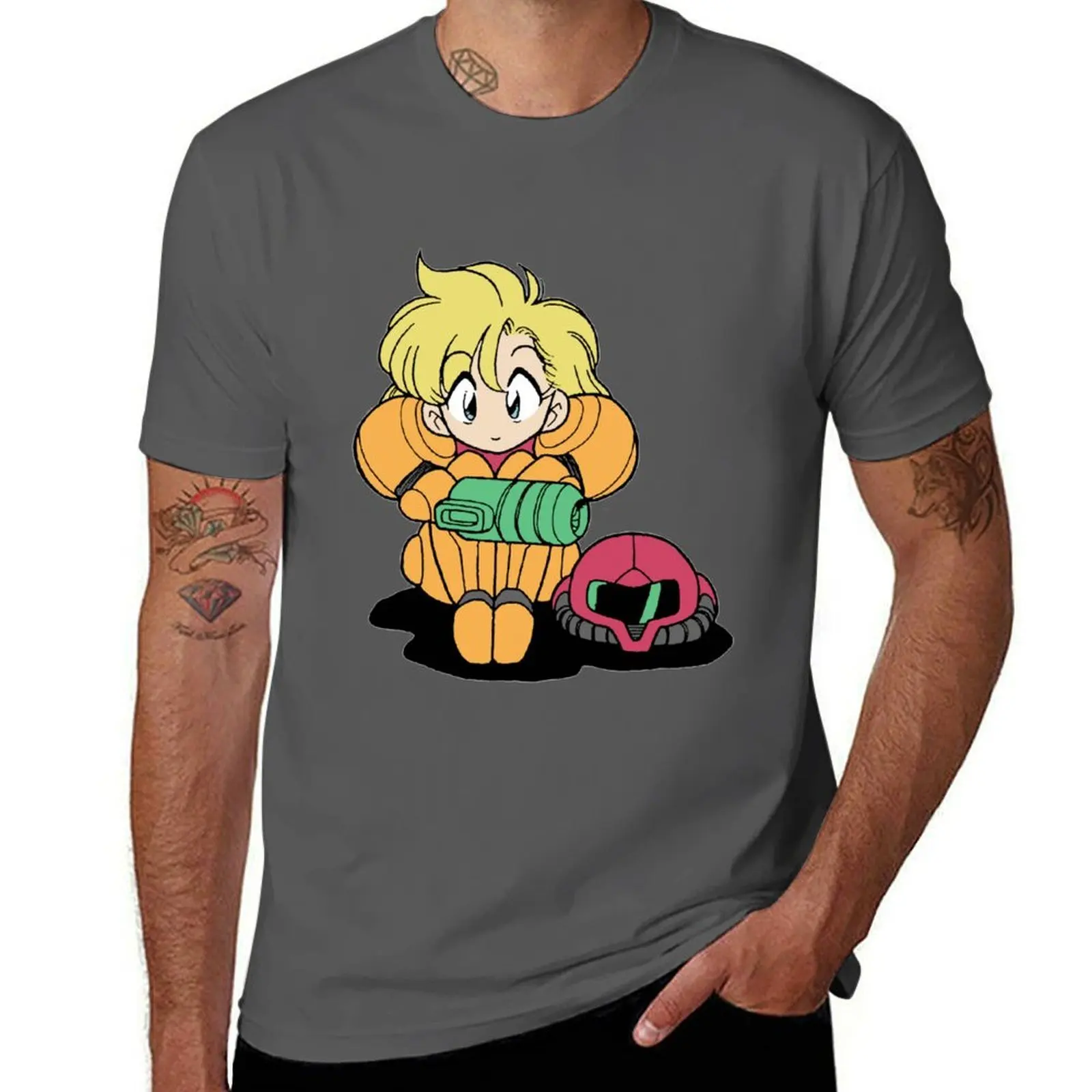 

Samus T-Shirt Fashion Graphic Tee for Men