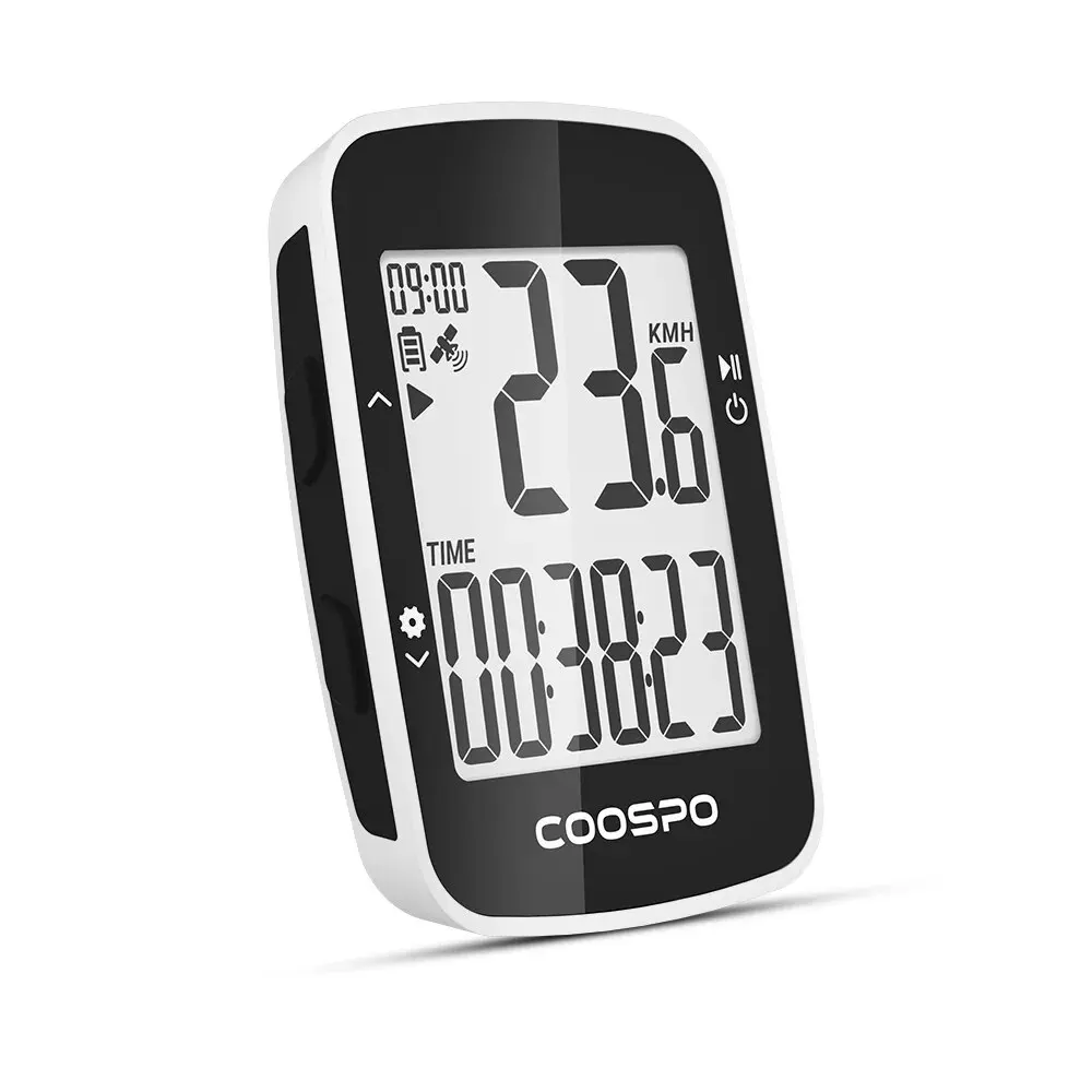 COOSPO BC107/BC26 Fietscomputer GPS Draadloze Fiets Kilometerteller Snelheidsmeter 2.4 "FSTN Bluetooth5.0 ANT + Waterdichte GPS BDS