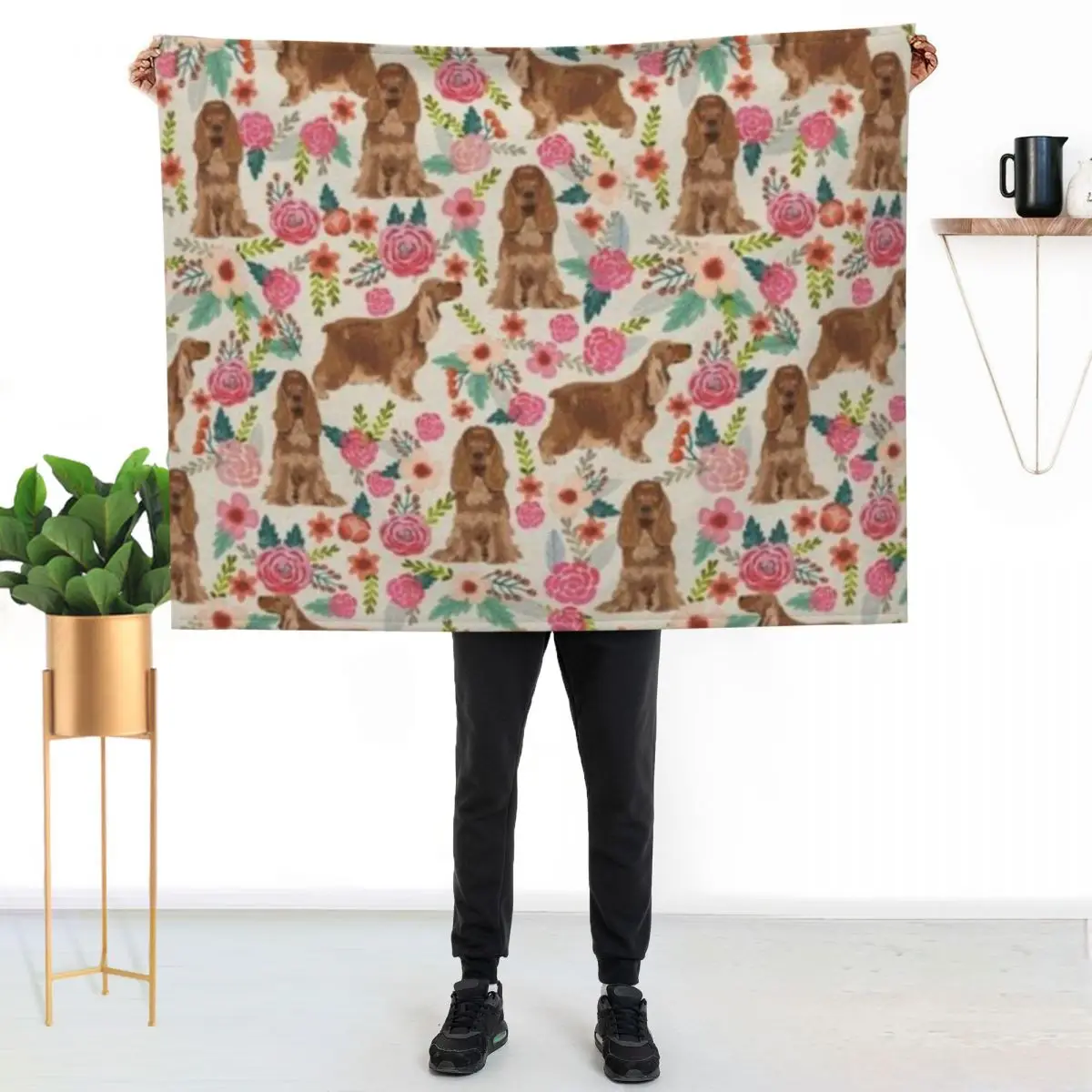 COCKER SPANIEL Throw Blanket For Baby Loose Luxury St Giant Sofa Furry Heavy Blankets