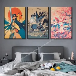 Decorations Pikachu Hanging Paintings Children's Room Cartoon Anime Mural