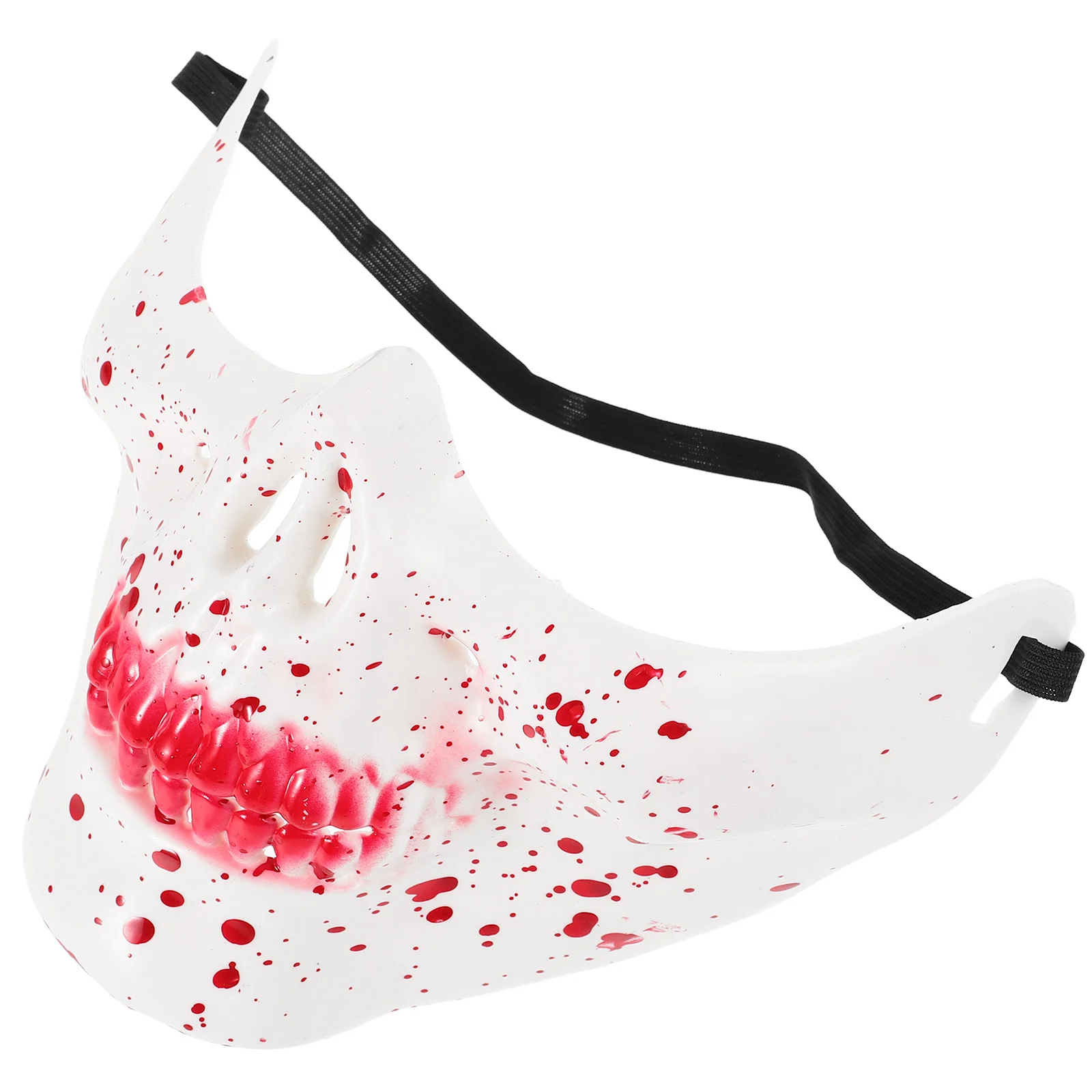 قناع نصف وجه جمجمة واقعي للهالوين، قناع تنكر للحفلات التنكرية، قناع رعب مخيف للرجال والنساء #3