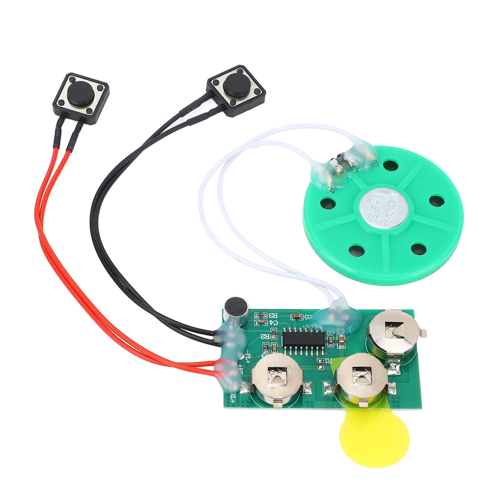 DIY Recordable Sound Chip 4 Minutes Voice Greeting Card Module Reusable Easy Install for Birthday Wedding Anniversary Craft Car