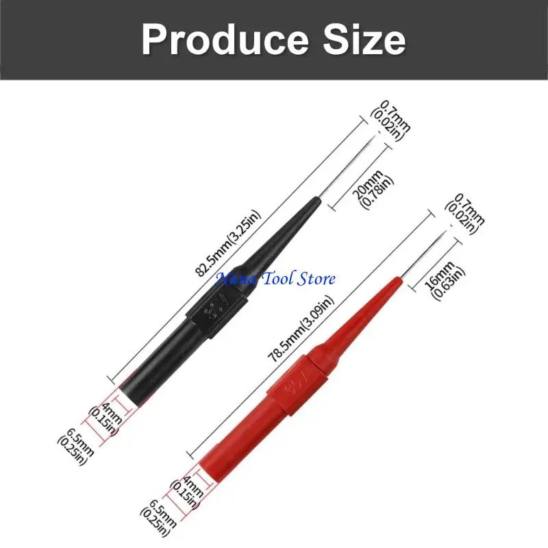 31GJ Strong Circuit Testing Probes Needle Tipped Tip for Gauges Diagnostic Accessories
