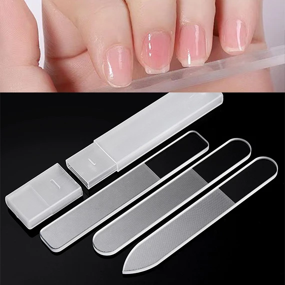 1/3pc Nano Glas Kristall Nagel Datei Professionelle Polieren für einen Spiegel Glanz Tragbare Maniküre Liefert Wiederverwendbare Nagel sauber Werkzeug