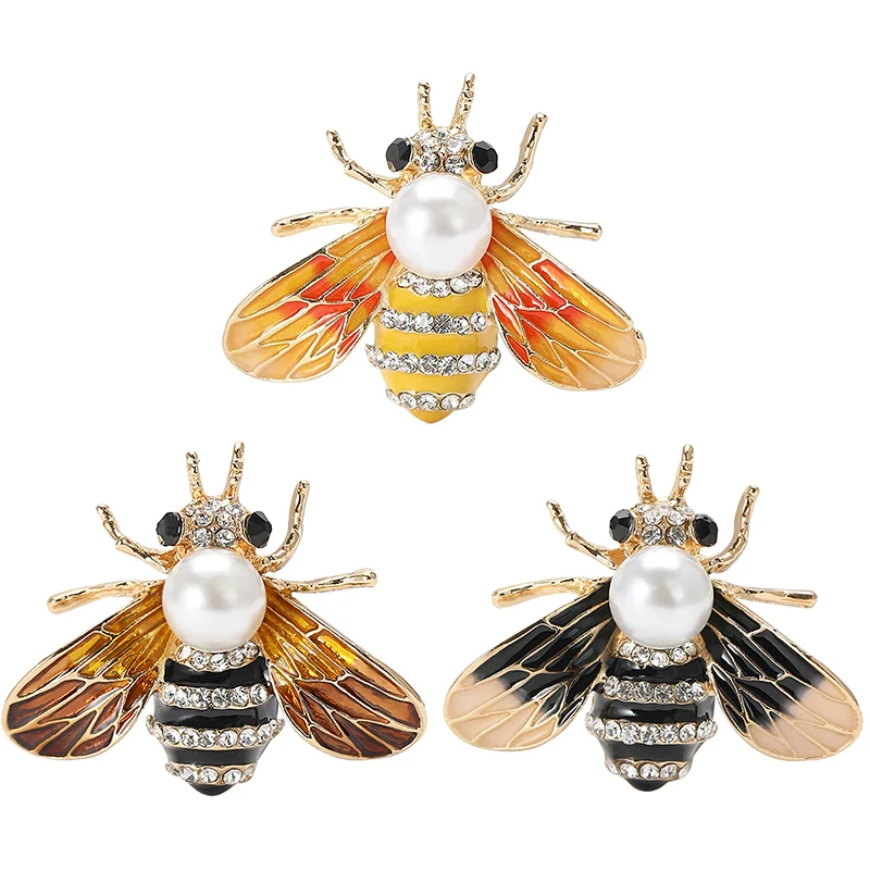 1pc Little Bee Brooch for Women Men Lovely Bee Insect Brooches Pins Jewelry Clothing Accessories Party Gifts 2026