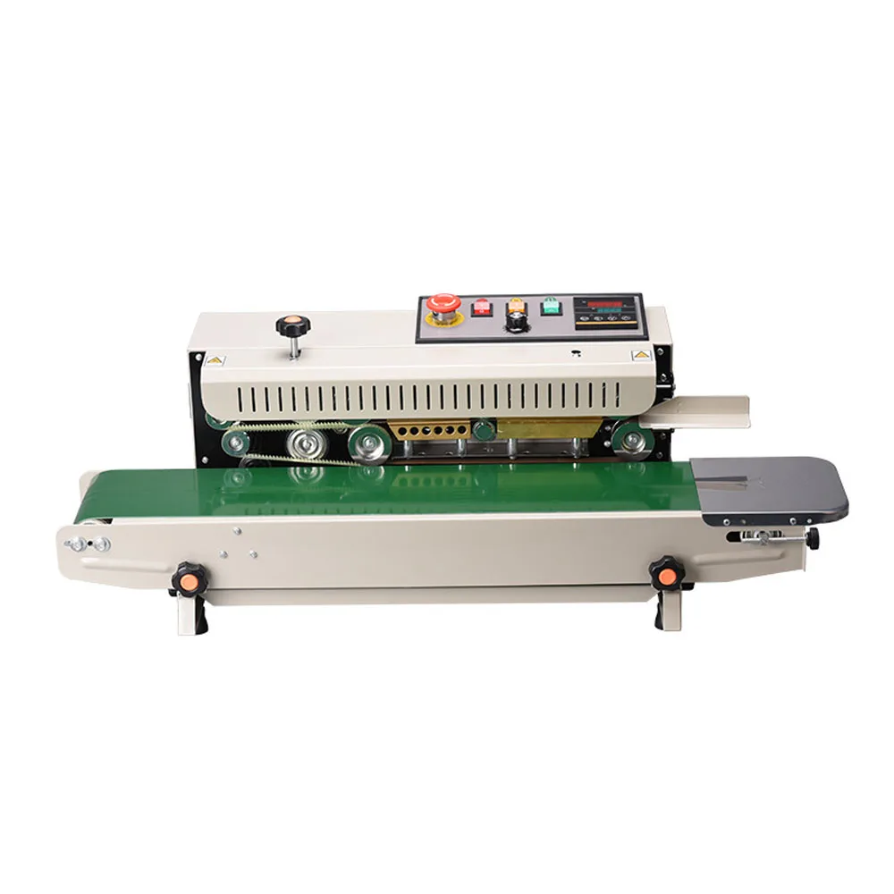 FR-900 Plastic Bag Packaging Band Sealing Machine Sealer Auto Horizontal Bag Sealer Continuous