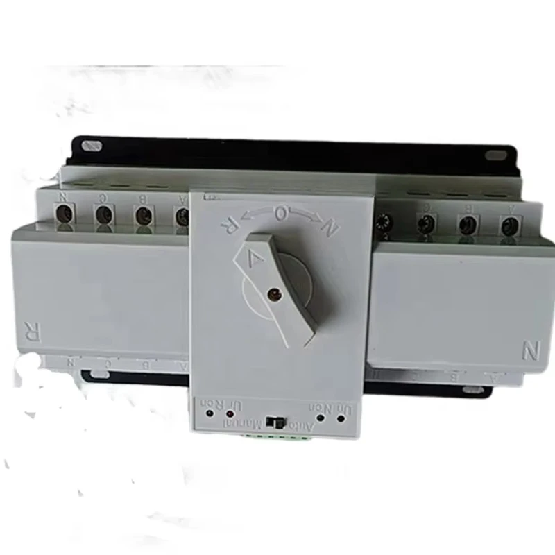

Automatic transfer switch Dual power supply Switching power supply Copper 4-pole transfer switch White