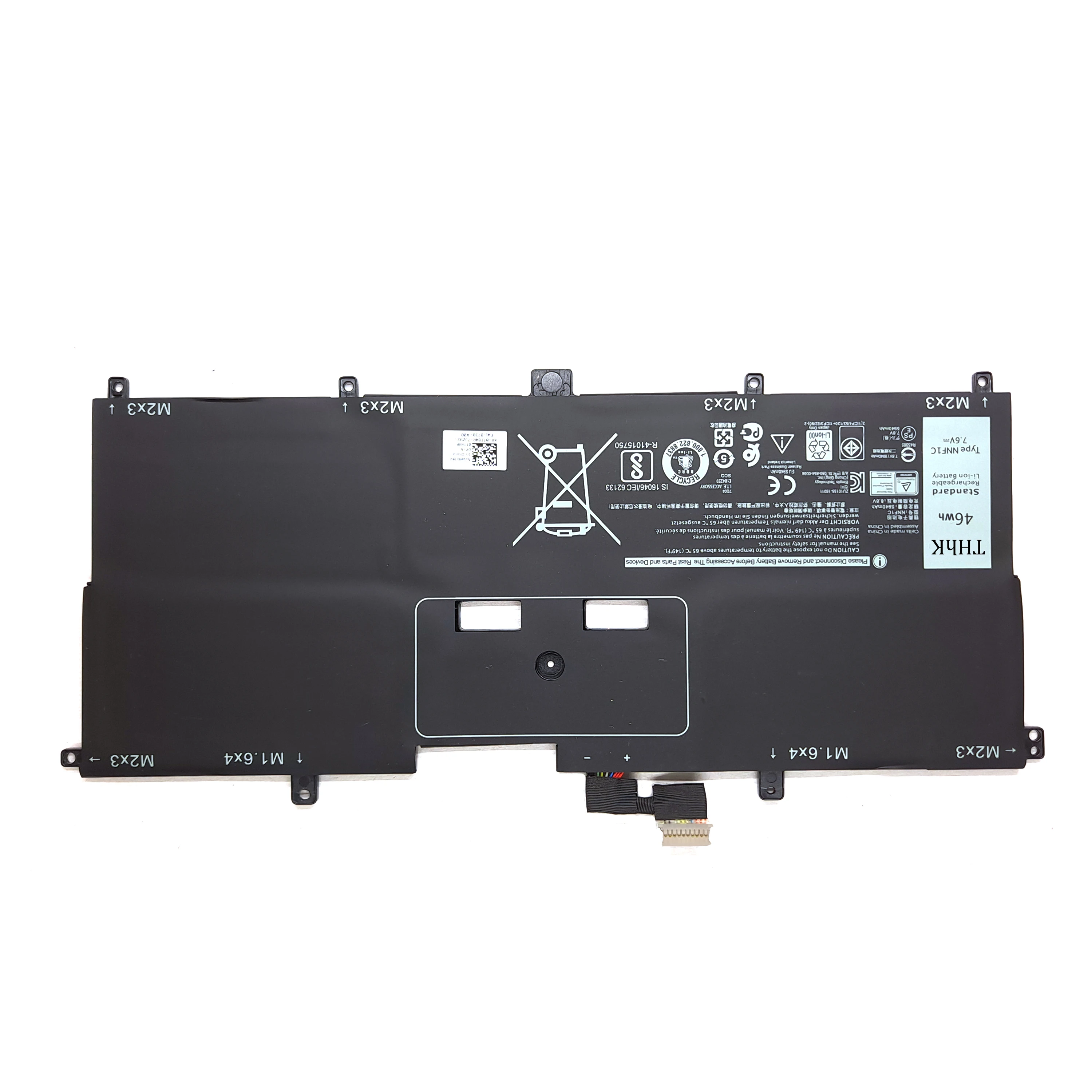 THHK 46WH NNF1C Battery For Dell XPS 13 9365 2-in-1 2017 13-9365-D1605TS D1805TS D2805TS D3605TS D3805TS D4605TS