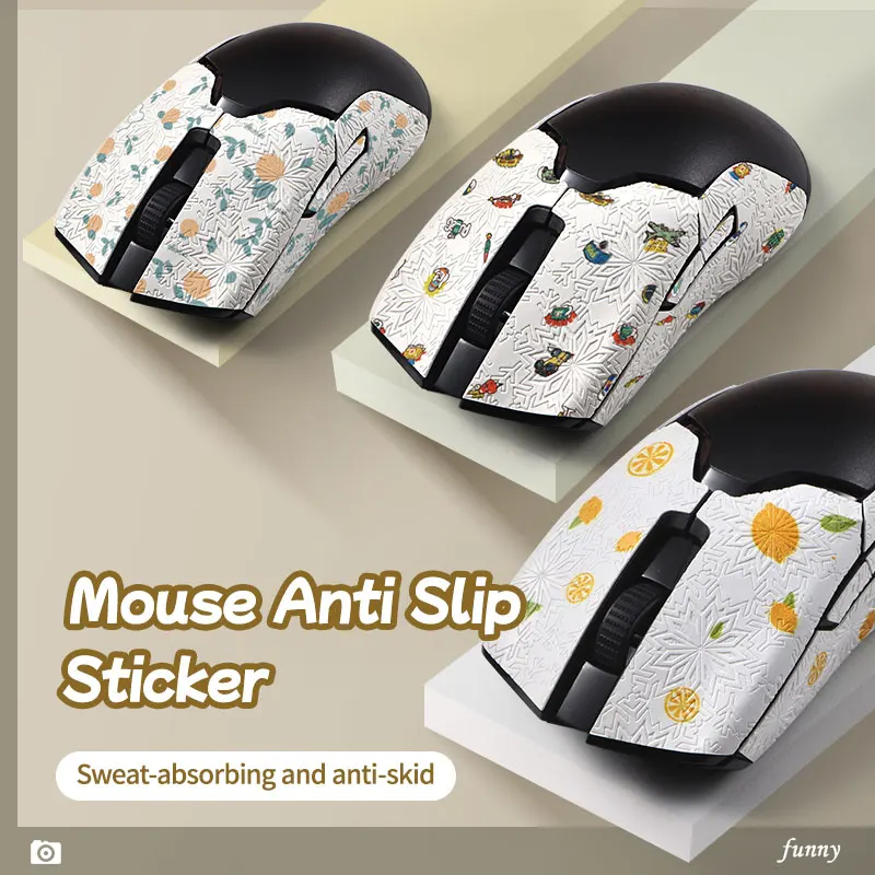 Cinta de agarre para ratón Razer, pegatina antideslizante para ratón de skate, razer Viper/Deathadder V2/V3 Basilisk/Mini/Basilisk X Hyperspeed/V3 Pro Skin