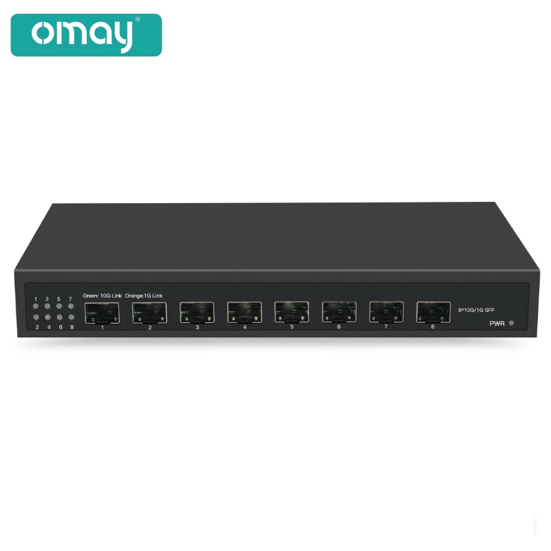 Imagem -06 - Omay-switch de Rede Ethernet Plug And Play Laboratório Doméstico Desktop Desbloqueado Portas 10g Sfp Mais Óptico 10000mbps