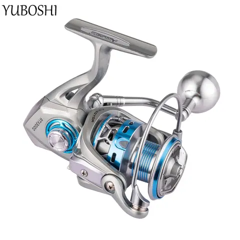 YUBOSHI 초경량 5.2:1/4.7:1 알루미늄 합금 스풀 낚시 릴 바닷물베이스 스피닝 휠 낚시 도구