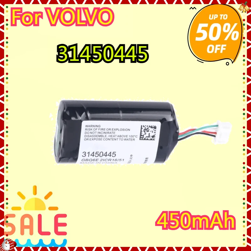 

New High Quality 31450445 Replaceable Battery for VOLVO GBQ6E BP15 450mAh 7.2V Battery