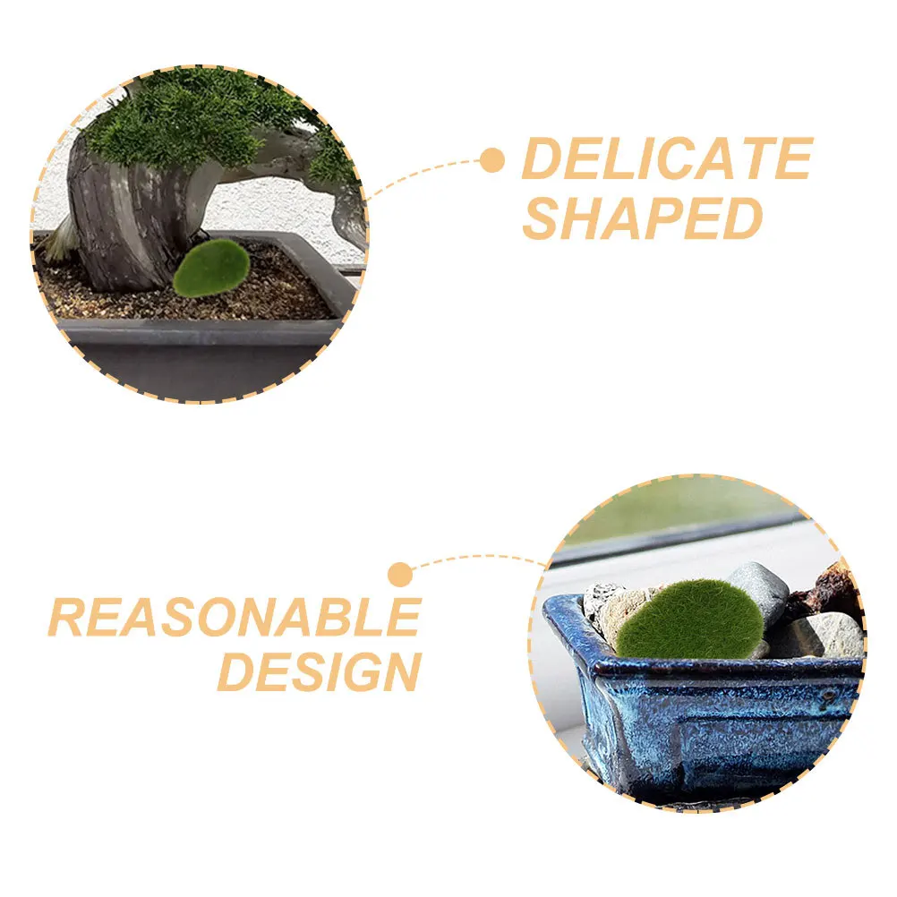 

12pcs Artificial Green Moss Stone Wall Realistic Simulation Rocks For Garden Bonsai Terrarium Decor Micro Landscape Diy Stones