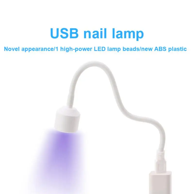 Mini UV Led Light Nail Gel Polish Drying Lamp Single Finger Professional Dryer For Manicure Nail Stuff Art Salon Equipment Tools