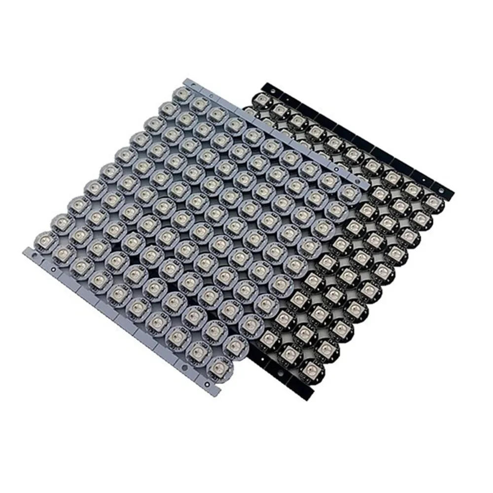 50 ~ 1000 Chip LED y disipador de calor WS2812B WS2812 de 4 pines 5 V 5050 RGB WS2811 IC Ingebouwde