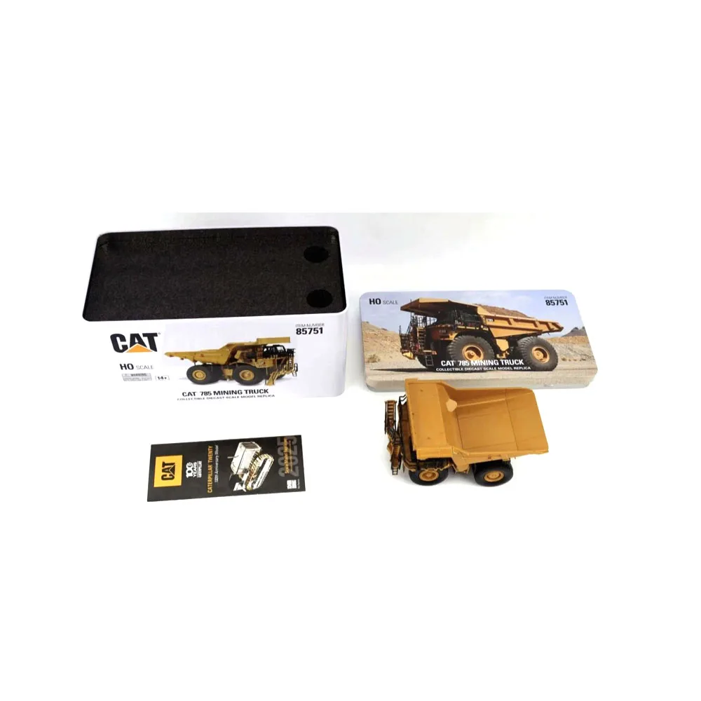 

785 Mining Truck 1/87 HO Scale Die-Cast Model DM85751 Scene decoration, boy's birthday gift