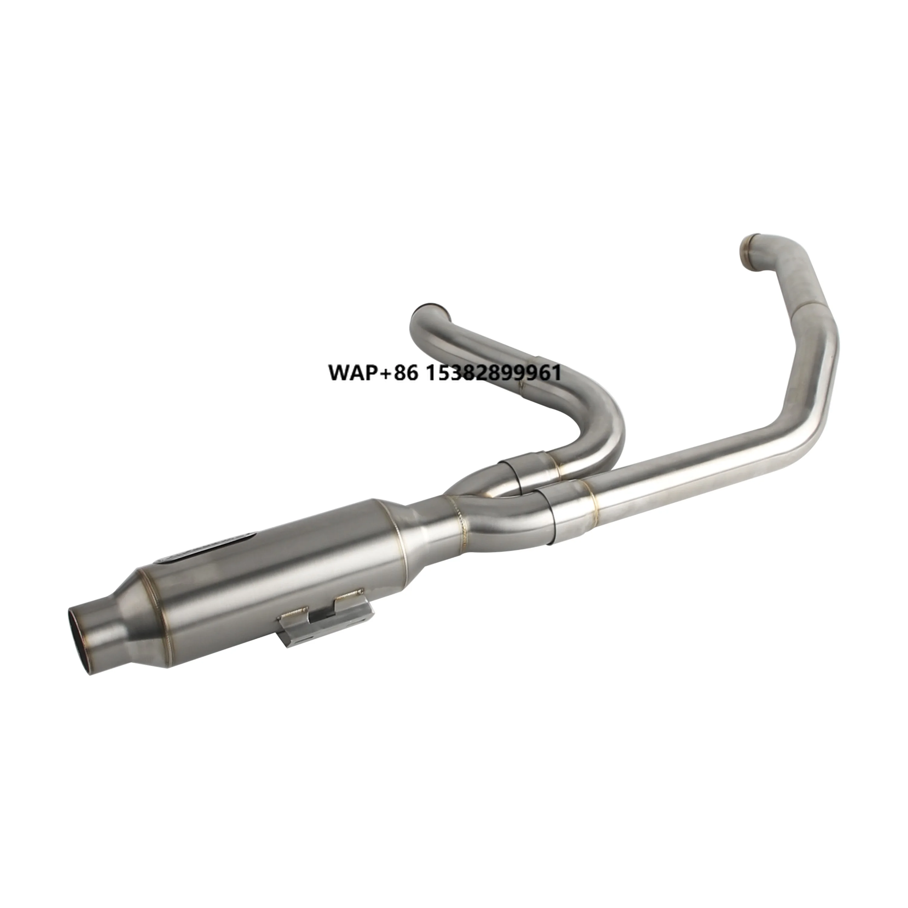 Deep Tone &  High Performance Motorcycle 2-Into-1 Exhaust Pipe for Touring Electra Glide/Road King/Street Glide 2017-2025