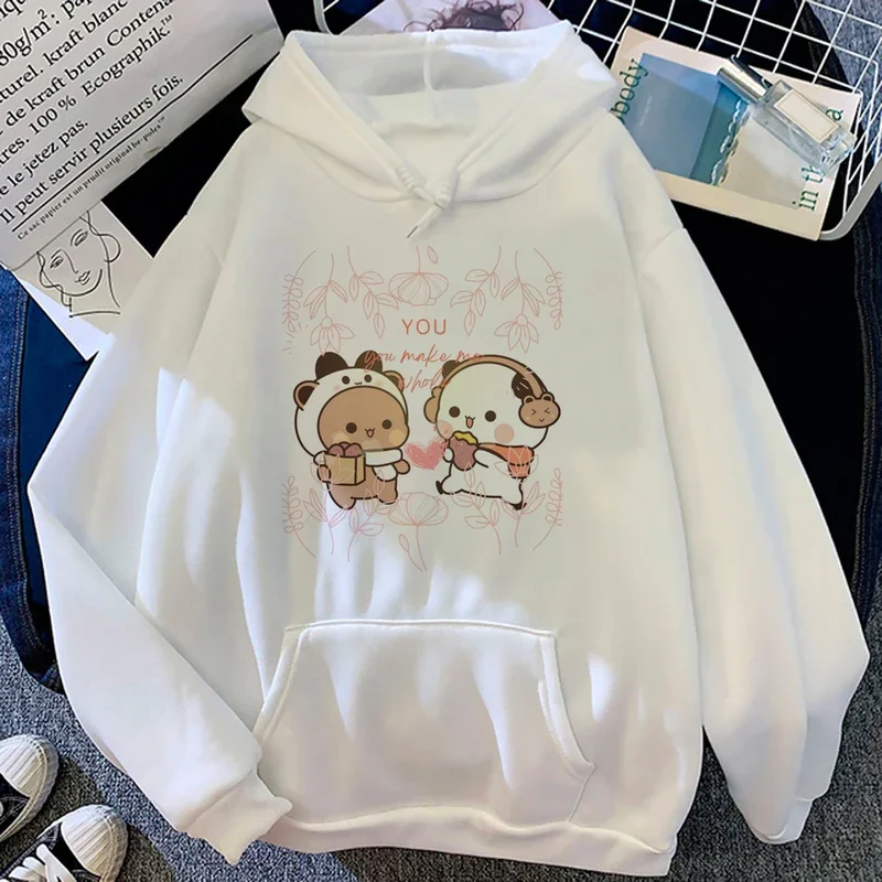 Bubu Dudu hoodies women Japanese sweat y2k vintage Fleece pulls female anime sweatshirts