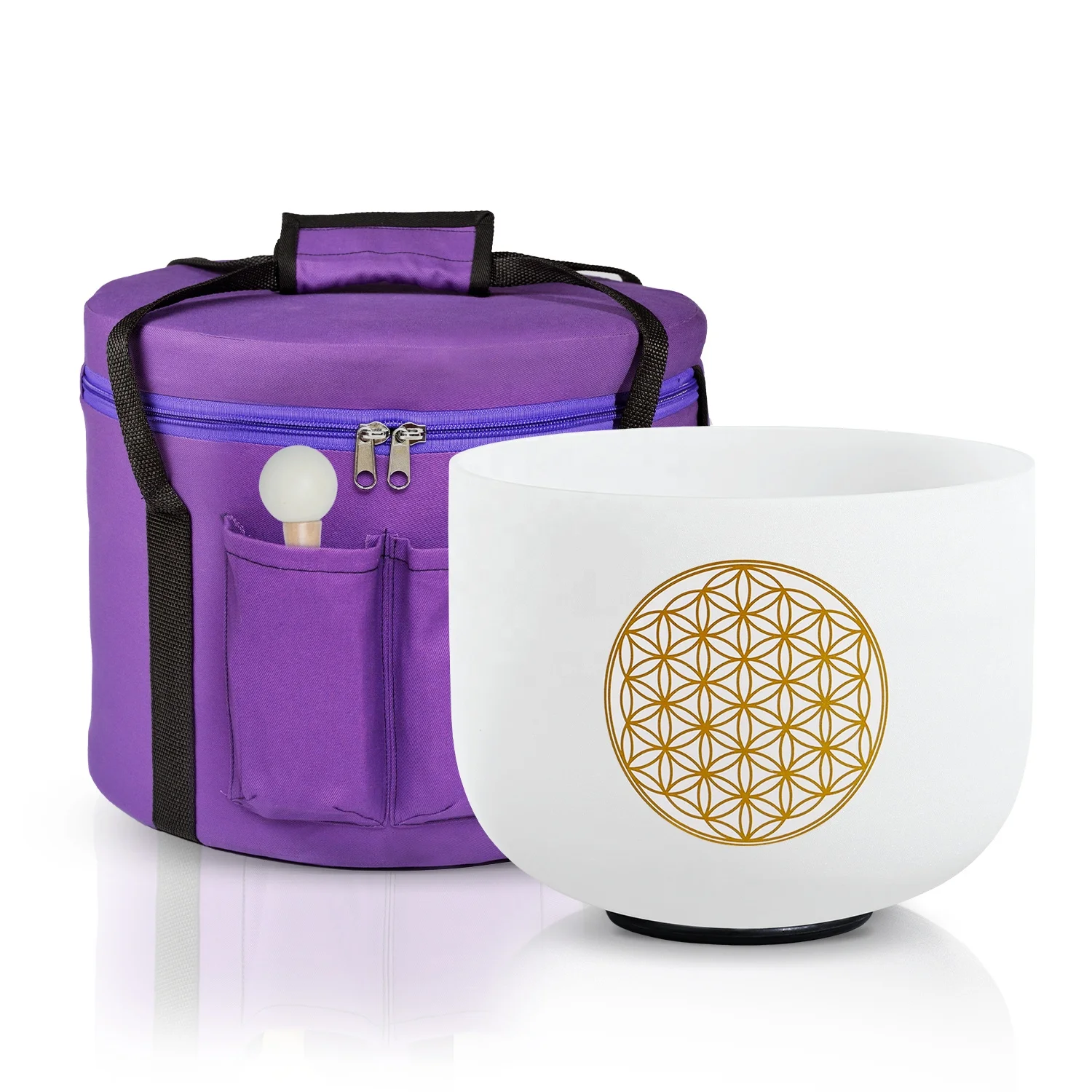 

Поющие чаши 432 Гц Кварцевая поющая чаша Высокое качество Кристалл Цветочная жизнь Индивидуальная Европа Фэн-шуй Музыка Пескоструйная обработка