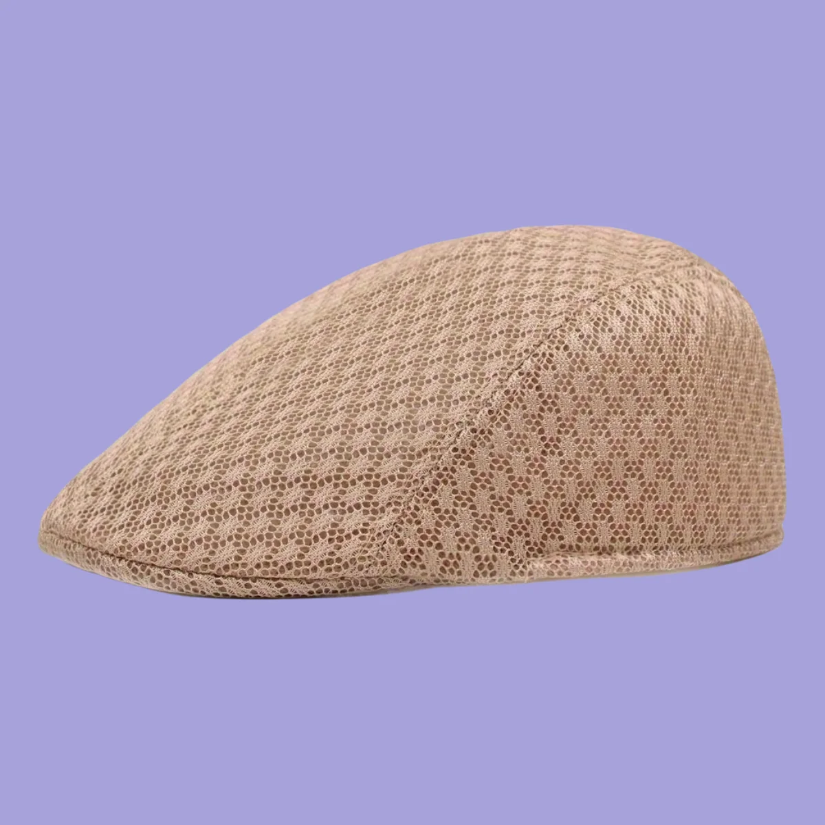 

Unisex Summer Casual Beret Hat Adjustable Breathable Mesh Flat Cap Newsboy Style Fashionable Accessory for All Seasons
