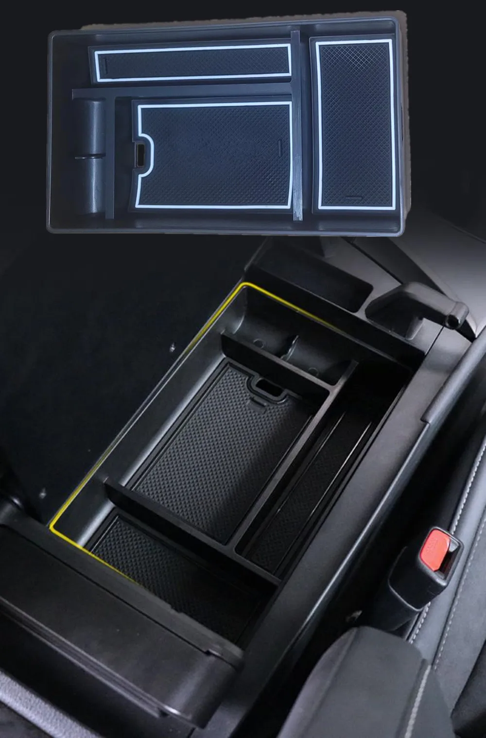 Car Armrest Storage Box For Lexus NX NX350 NX450H NX250 NX350H 2022 Central Control Container Auto Interior Stowing Accessories