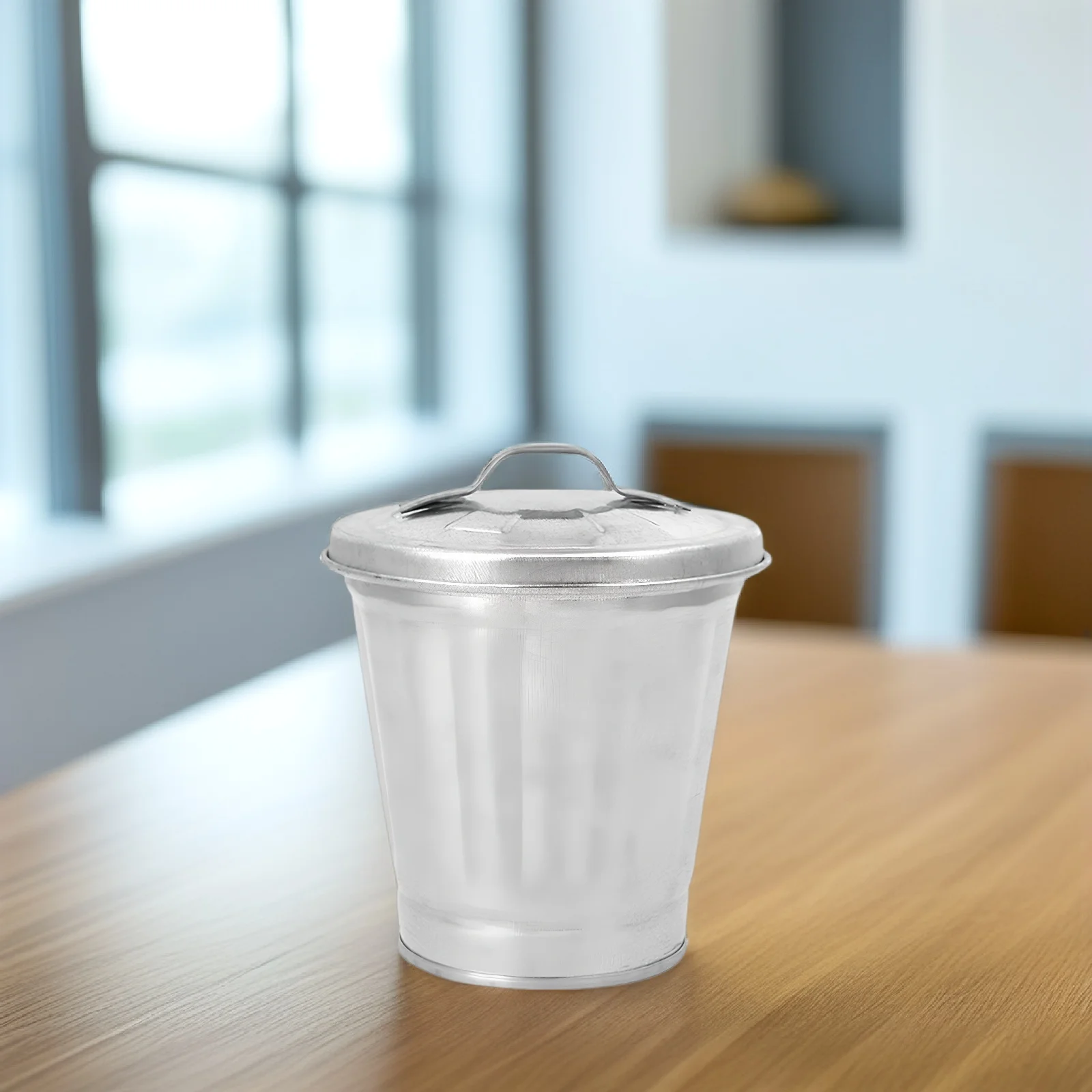 

2Pcs Mini Trash Can Desk Storage Container Simple Pen Holder Pencil Cup Flower Pot Lightweight Garbage Bin Plastic Dustbin