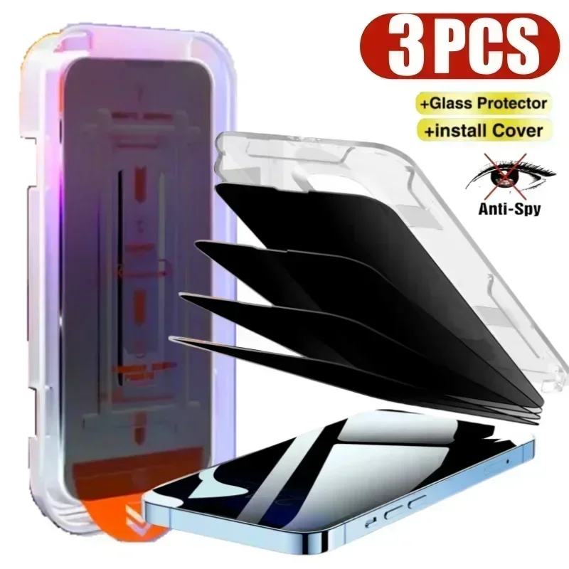 واقي شاشة تركيب خالي من الغبار من الزجاج المقسى للخصوصية لهاتف Honor Magic 7 RSR Pro 5 Ultimate 6 Lite فيلم مضاد للتجسس