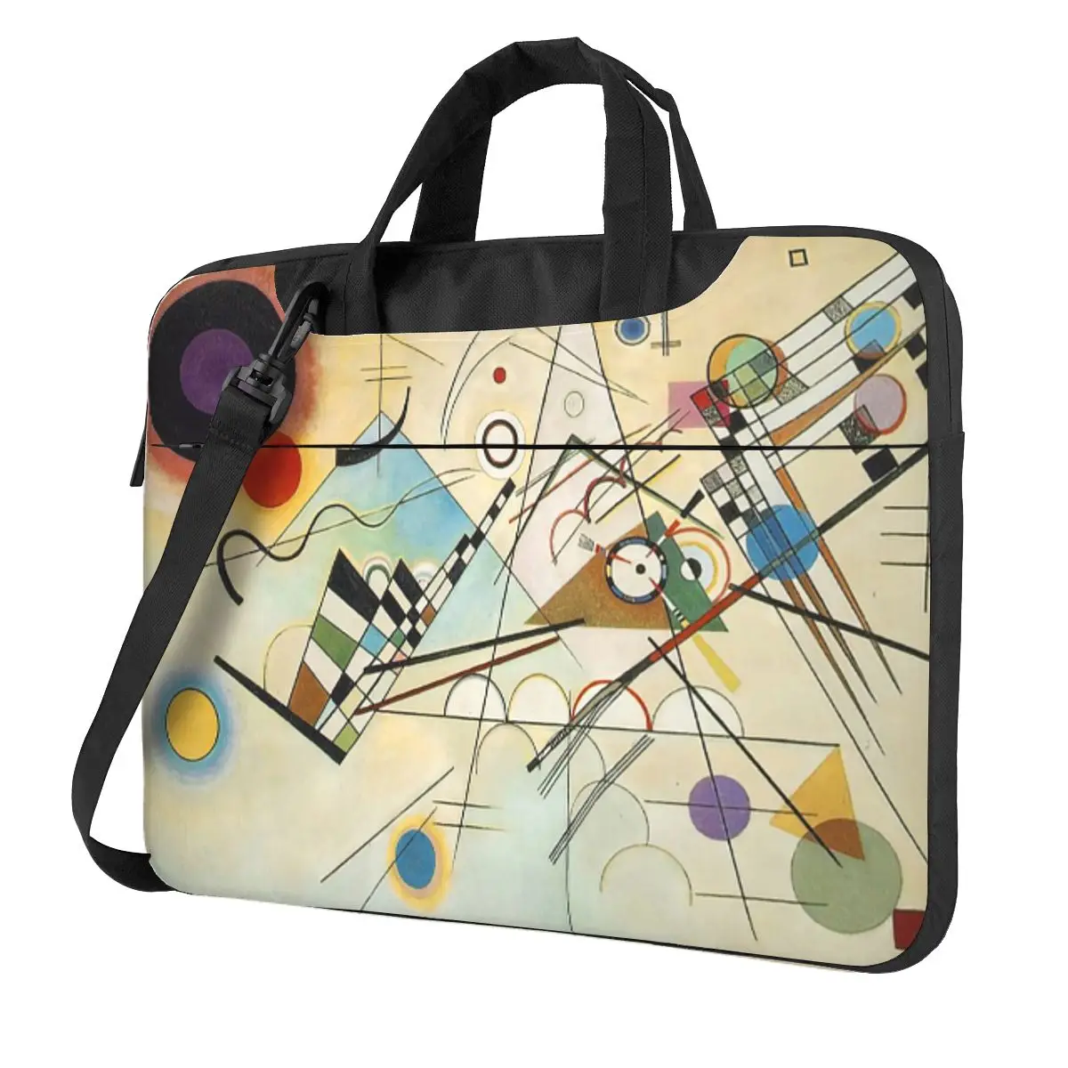 

Wassily Kandinsky Crossbody Laptop Bag Case Computer Bag Resistant Protective Notebook Pouch for Macbook Pro Lenovo