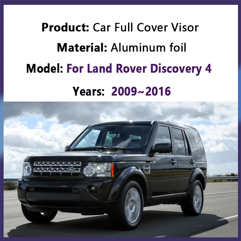 For Land Rover Discovery 4 L319 LR4 2009~2016 Car Sun Visors Sunscreen Window Sunshade Covers Auto Accessories 2010 2012 2014