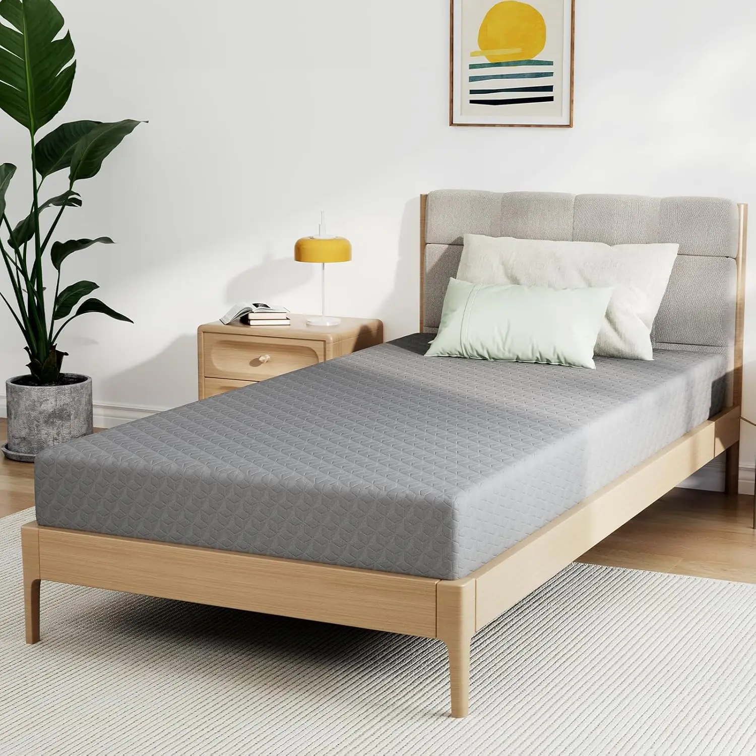 

Full Size Mattress, 5 Inch Mattress Full Size Memory Foam with Gel-Infused & Airflow Wave-Cut Foam for Cool Touch & Pressure
