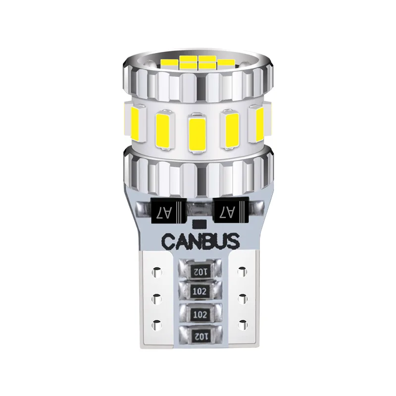 2PCS Canbus Factory LED Auto Car Accessories Light W5W Automotive 3014chip 30smd 18smd 24smd 78smd Interior Tail Lamp