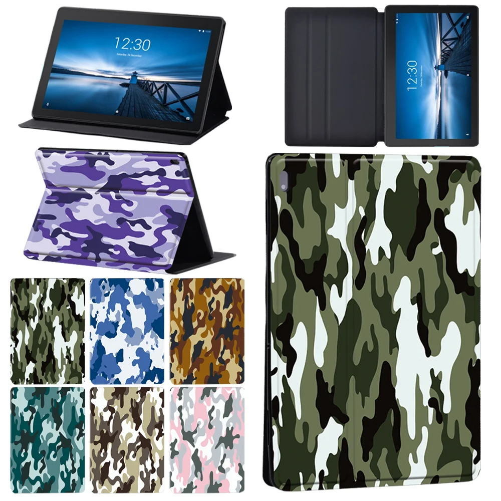 Tablet Case for Lenovo TAB M10 10.1 Inch TB-X306F M7 M8/E10 TB-X104F/M10 PLUS TB-X606F TB-X606X 10.3 Inch Stand Cover