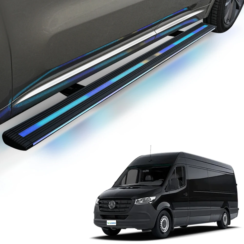 For Benz Sprinter SUV Automatic Retractable Electric Running Boards Power Running Board Size Step Aluminum Auto Parts