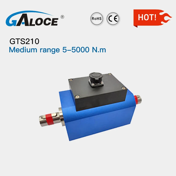 GTS210 Dynamic rotary torque sensor 5N.m 10N.m 20N.m 30N.m 50N.m 1000Nm 2000Nm 5000Nm force sensors measure rotational torque