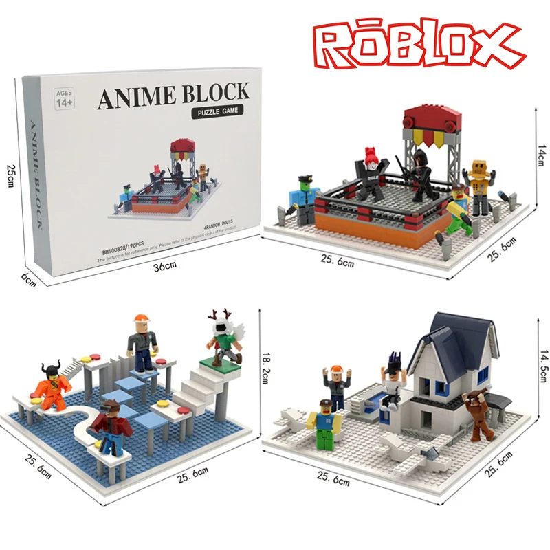 

Roblox Building Blocks Cartoon Virtual Games Children's Collectible Ornaments Toys 【High Quality Express Box Packaging】