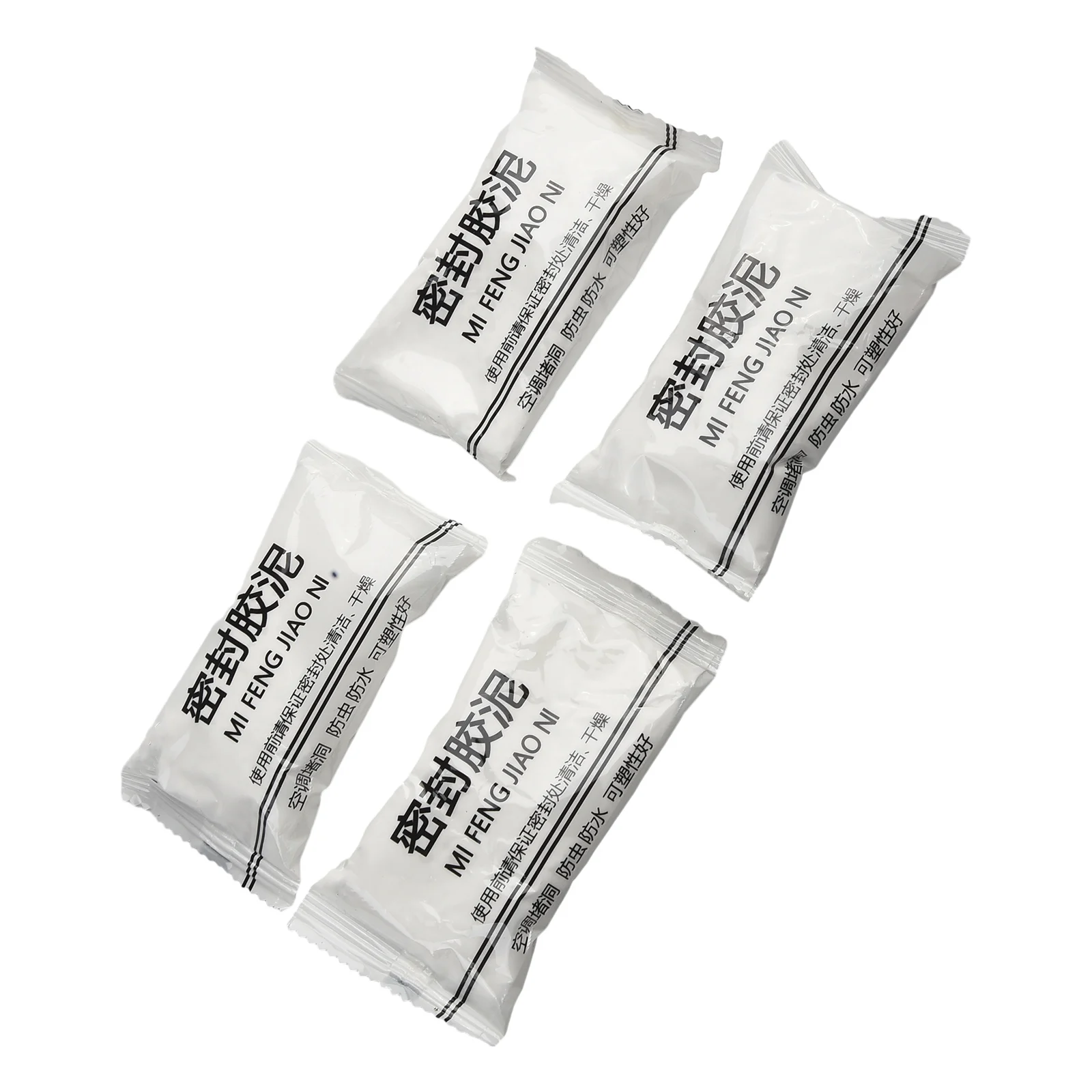 1/4pcs Wall Hole Sealing Cement Clay Sealant Cover Crack Waterproof Repair Air Conditioning Holes Sewer Sealing Mending