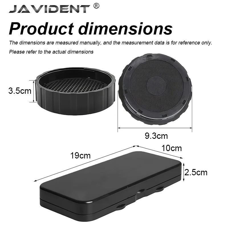 1Pcs Dental Treatment Rinse Tray Includes Built-in Filter Convenient and Quick Cosmetic Veneer Placement Tray Oral Cleaning Tray